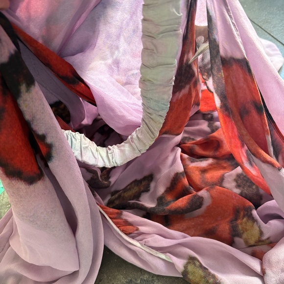 1200$+ 2015 NWT Angel Gold Label Unisex SIlk Dress - Picture 9 of 14